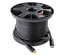 HDMI Fibre 165 Feet Fiber Optic HDMI Cable with 4K 30Hz and 1080p 60Hz HD Video 3D HDCP CEC High Speed Supported (50 Meters