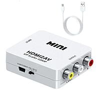 HDMI2AV Up Scaler 1080P HDMI to AV Composite Video Audio Converter Adapter