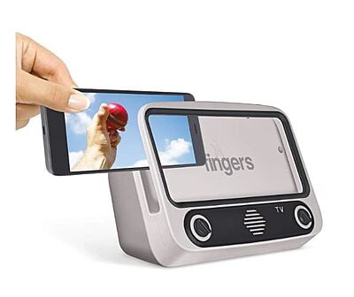 Fingers My-Own-TV (MOT) Portable Speaker - High Utility Phone Holder