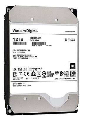 Western Digital 12TB Ultrastar DC HC520 SATA HDD 3.5''