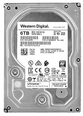 Western Digital 6TB Ultrastar SATA HDD 3.5