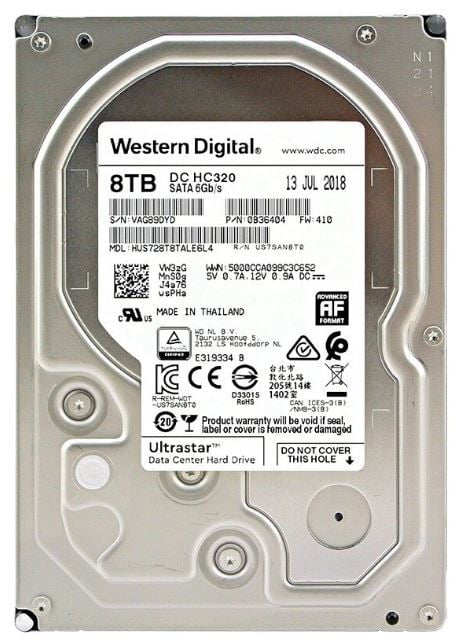 Western Digital 8TB SATA HDD 3.5