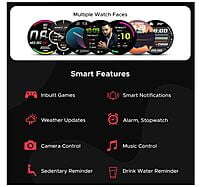 Fire-Boltt India's No 1 Smartwatch Brand Talk 2 Bluetooth Calling Smartwatch with Dual Button (Navy Blue)