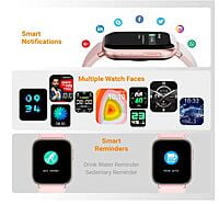 ire-Boltt Beam Bluetooth Calling Smartwatch with 1.72” Full Touch & 320*380 Pixel Resolution (Pink)