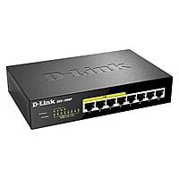 Roll over image to zoom in D-Link DGS-1008P 8 Port Gigabit Poe Unmanaged Switch (Metal Housing)