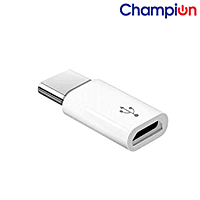 CHAMPION USB Type C Adapter,Micro USB to USB C Adapter, Data Syncing and Charging Adapter