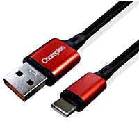 Champion Type-C PVC Red Metal 3 Amp 1 Mtr Data Cable Series I (Black)