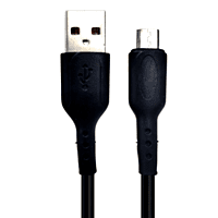 Champion Micro 3Amp 1Mtr PVC Data cable Black (Series - C )