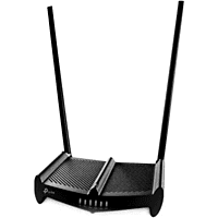 TP-Link TL-WR841HP High Power Wireless N 300 Mbps Wireless Router  (Black, Single Band)