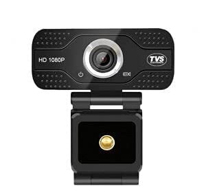 TVS ELECTRONICS Webcam WC 103 Plus Built-in Digital Microphone|Cable Length 1.4 MTS|Built in Digital Microphone| LED Indicators: Power on & Video Mode