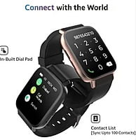 TAGG Verve Connect 1.7 LCD Display with Bluetooth calling function Smartwatch  (Gold, 1.70)