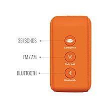 Saregama Carvaan Mini Hindi 2.0 - Music Player with Bluetooth/FM/AM/AUX (Vivid Orange)
