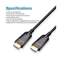 HDMI CABLE 40 MTR  FIBER  with 4K 30Hz and 1080p 60Hz HD Video 3D HDCP CEC High Speed Supported