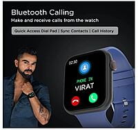 Fire-Boltt Ring Pro Bluetooth Calling, 1.75” 320*385px  (Blue)