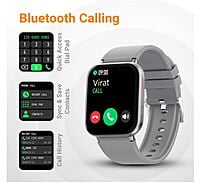 Fire-Boltt Beam Bluetooth Calling Smartwatch with 1.72” Full Touch & 320*380 Pixel Resolution (Grey)