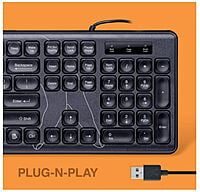 Finger's SuperClicks 4 Wired Multimedia USB Keyboard