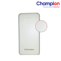 Champion Power Bank Champ 114 Capacity 10000 mAh White (BIS Certified)