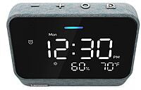 Lenovo Smart Clock Essential with Alexa Built-in Misty Blue