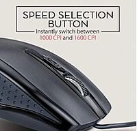 iBall Style36 mouse Advanced Optical USB Mouse,Black