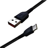 Champion Type-C 3Amp 1Mtr PVC Data Cable Black (Series-C)