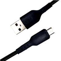 Champion Micro 3Amp 1Mtr PVC Data cable Black (Series - C )