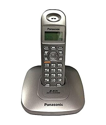 Panasonic KX-TG3611SXM Cordless Landline Phone (Silver)