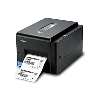 TVS ELECTRONICS LP 46 Lite |Thermal Label Printer| Supports Both 0.5 Inch|1 Inch Ribbon core |High Ribbon Capacity of 300 Meters| Resolution 203 dpi | Direct Thermal and Thermal Printer