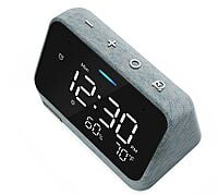 Lenovo Smart Clock Essential with Alexa Built-in Misty Blue