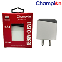Champion 2.4 Amp Charger Single USB Port (Black)