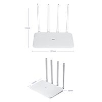 Mi 4A Dual_Band Ethernet 1200Mbps Speed Router| 2.4GHz & 5GHz Frequency|128MB RAM | DualCore 4