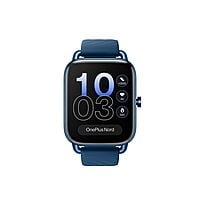 OnePlus Nord ‎ Watch OPBBE221 with 1.78” AMOLED Display, 60 Hz Refresh Rate, 105 Fitness Modes, 10 Days Battery, SPO2, Heart Rate, Stress Monitor, Women Health Tracker (Deep Blue)
