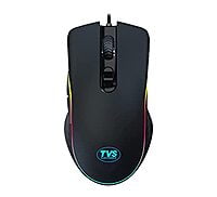 TVS ELECTRONICS Champ Pixel Wired Gaming Mouse with Running RGB LEDs, 5 Million Durable Clicks, 7 Buttons for Best Gaming Experience,12000 DPI Resolution, Max Speed of 220 IPS, Braided Cable