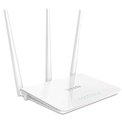 Tenda F3 300Mbps Wireless Wi-Fi Router (White, Single_Band Not a Modem, 300 megabits_per_Second)