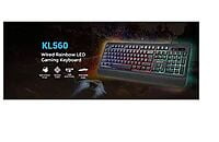 Astrum KL560 Rainbow Color Back-lit LED Wired Keyboard