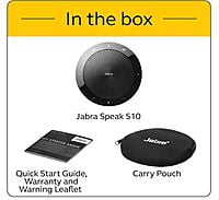 Jabra Speak 510 10 Watt Wireless Bluetooth Portable Speaker (Black)