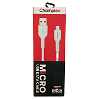 Champion TPE Micro/Grey 3Amp data cable (1mtr)