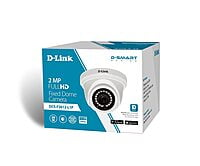 D-Link DCS-F2612-L1P, 2MP Full HD Day & Night Fixed Lens 20 mtr IR Range Dome Camera, Wireless, White