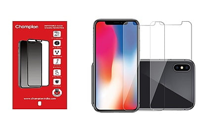 Tempered Glass Compatible for Apple iPhone X; iPhone XS; iPhone 11 Pro (Transparent) Full Screen Coverage (Except Edges)