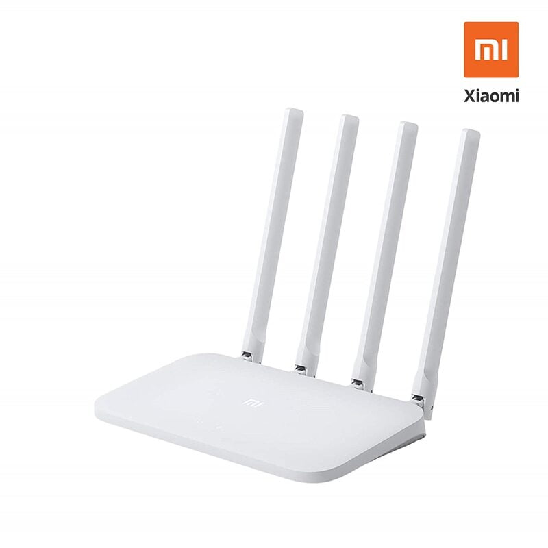 Mi Smart Router 4C, 300 Mbps with 4 high-Performance Antenna & App Control, Single_Band, Wi-Fi, White