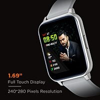 Copy of Fire-Boltt Ninja 3 Smartwatch Full Touch 1.69 & 60 Sports (Silver)