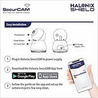 Halonix HLX-WT300 3MP 3K Pro HD Wi-Fi Smart Home Security Camera