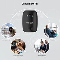 Tukzer 4G LTE Wireless Dongle with All SIM Network Support | Plug & Play Data Card Stick