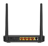 D-Link 2750U/IN/I Wireless-N300 ADSL2 Router with Modem (Black)