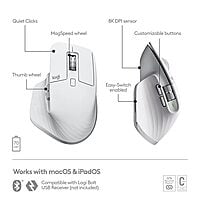 Logitech MX Master 3S - Wireless Performance Mouse with Ultra-Fast Scrolling, Ergo