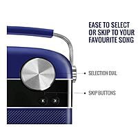 Saregama Carvaan Premium Hindi - Portable Music Player with 5000 Preloaded Songs, FM/BT/AUX  (Royal Blue)