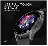 Fire-Boltt India's No 1 Smartwatch Brand Talk 2 Bluetooth Calling Smartwatch with Dual Button (Black)