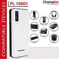 Champion 10000 mAh Power Bank PL-10001 White & Black