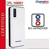 Champion 10000 mAh Power Bank PL-10001 White & Black
