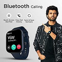 Fire-Boltt Ring 3 Smart Watch 1.8 Biggest Display with Advanced Bluetooth Calling Chip, Voice Assistance,118 Sports Modes, in Built Calculator & Games, SpO2, Heart Rate Monitoring (BLUE)
