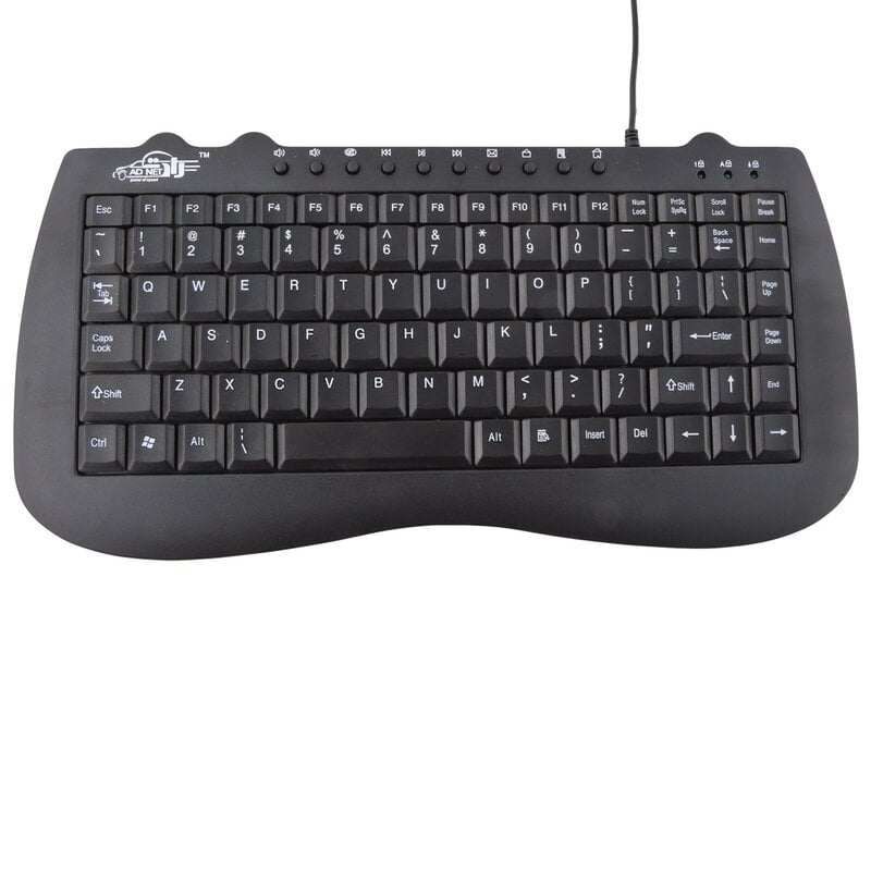 Adnet AD-511 Mini Multimedia Keyboard Black